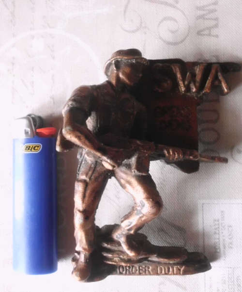 SADF / SA ARMY / SA WEERMAG - BORDER DUTY - SWA GRENSDIENS - RESIN ITEM