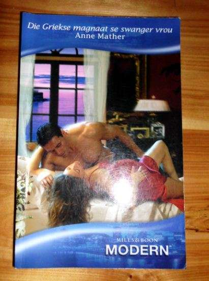 Mills and Boon in Afrikaans - Die Griekse magnaat se swanger vrou - Anne Mather