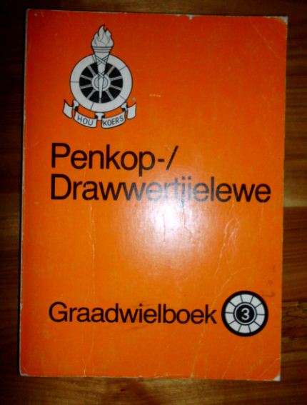 Penkop-/Drawwertjielewe Graadwielboek No 3