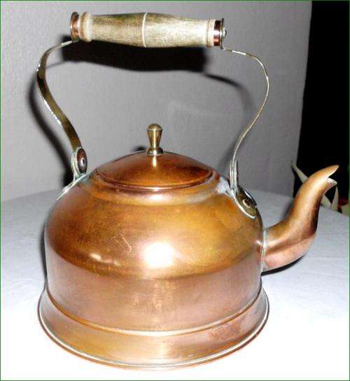 Copper plated kettle