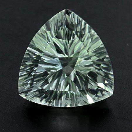 3.9 ct Natural VVS American Cut "Tril-Bright" Light Green Amethyst -1315