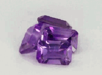 0.94 cts Matching Pair Octagonal Purple Amethyst (VS)