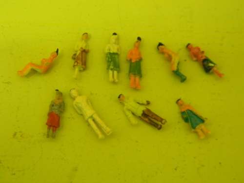 STANDING AND SITTING PEOPLE