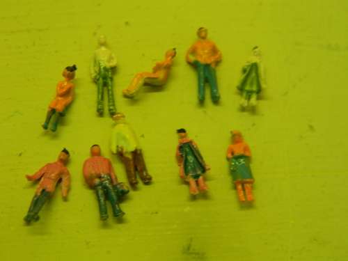 STANDING AND SITTING PEOPLE