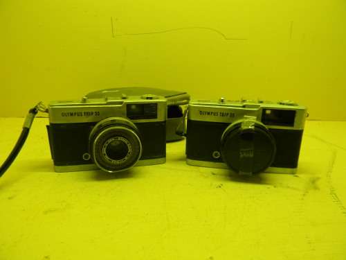 OLYMPUS TRIP 35 x 2 CAMERAS