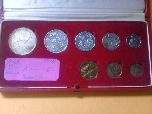 1970 Proof set (Boxed) no gold
