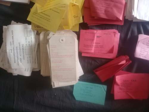 Job lot of SAR lables