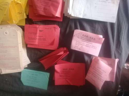 Job lot of SAR lables