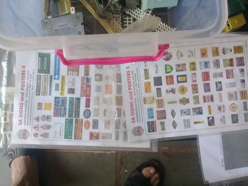 Job lot lamp posts,points handles, signals etc