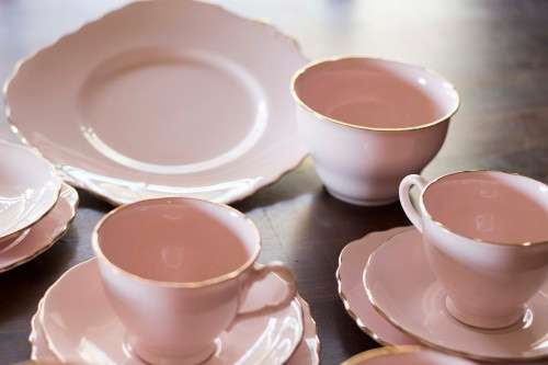 Pretty Pink vintage part tea set