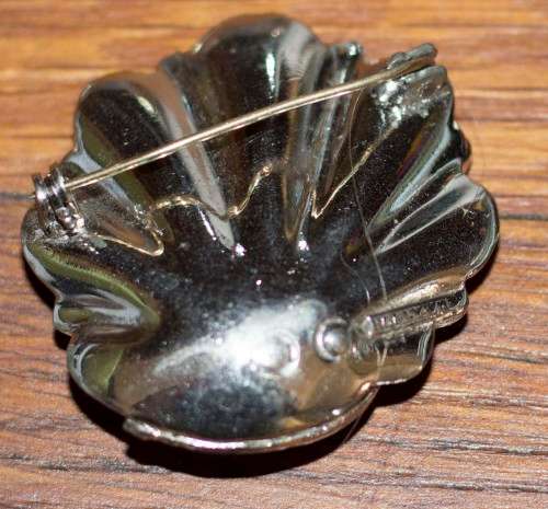 Designer Vintage Art Deco marcasite brooch (STAMPED Hollywood)