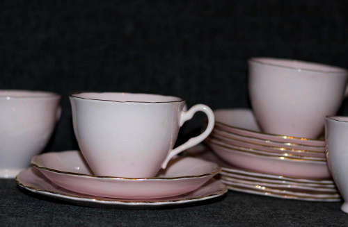 Pretty Pink vintage part tea set