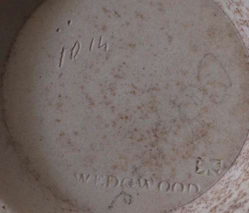 LOW START: RARE Early 1900s Cobalt Dipped Wedgwood Jasperware Vase circa early 1900s