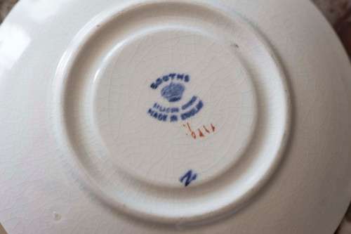 Blue & White Booths Dragon Pattern Demitasse duo