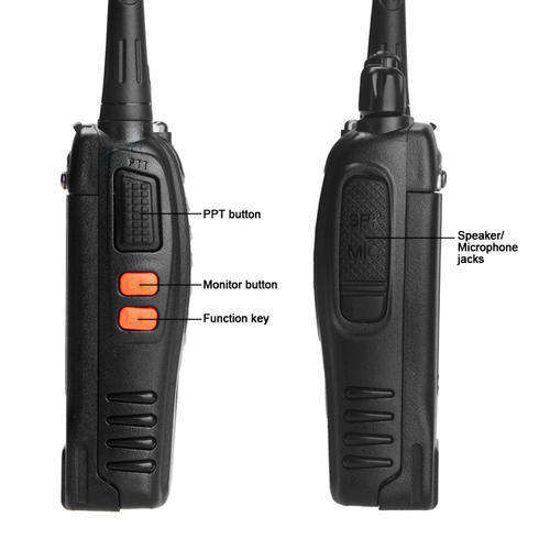 2 X Baofeng Professional Two-way Radios Transceiver Handheld Interphone/ Walkie Talkie