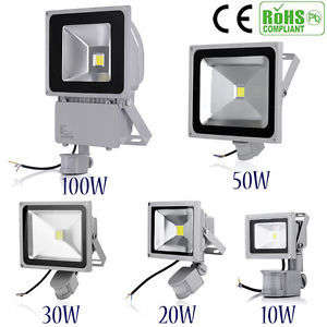 30w LED Flood Light with Motion Sensor