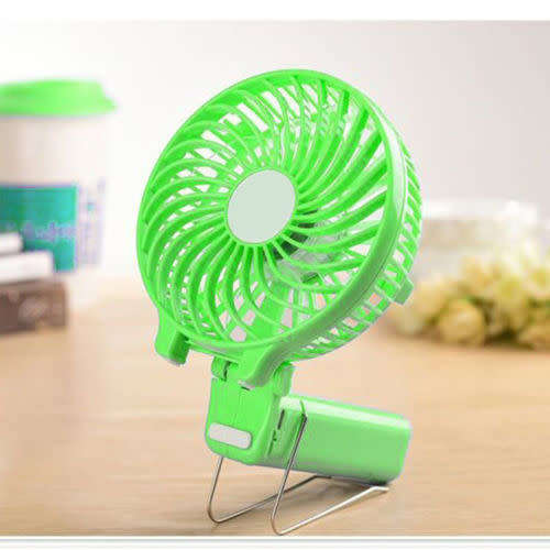 Handy Mini Fan Battery Portable Handheld Mini USB Labtop Desk Fan Stepless Speed Big Wind Mini USB