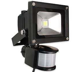 10W LED Floodlight with Motion Sensor - Full Power