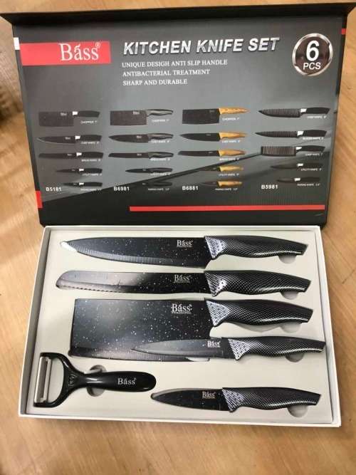 6 Piece Knife Box Set
