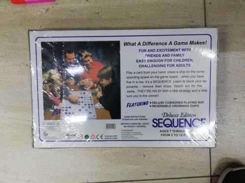 SEQUENCE GAME.