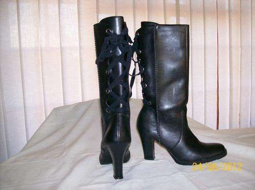 Black boots FOSCHINI Size 5