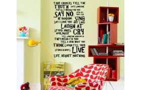 Vinyl Wall Art / Cheeky Quote