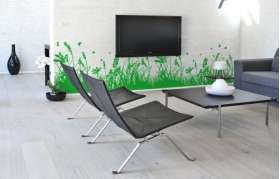 Vinyl Wall Decal Summer fields Grass