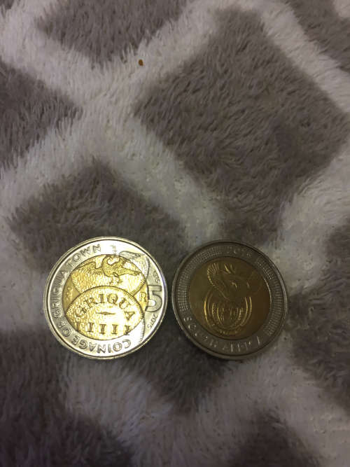 R5 Griqua Coins Year 2015