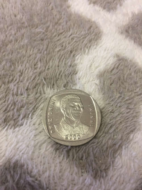 R5 Coins Year 2000 Nelson Mandela At The Back