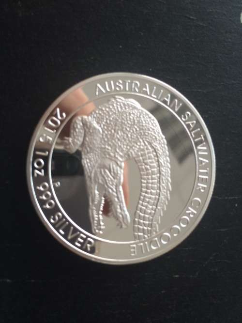 2015 Australia Saltwater Crocodile Silver Coin