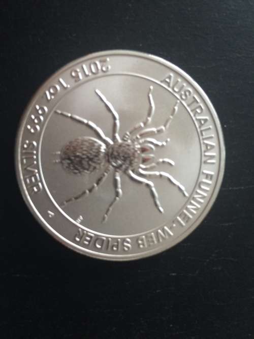 2015 Australia Funnel-Web Spider Silver Coin