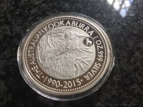 1990-2015 Australian Kookaburra Silver Coin