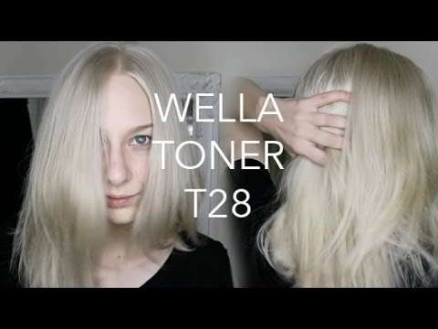 Wella T28 Natural Blonde Hair Toner & Nu Lite Developer COMBO