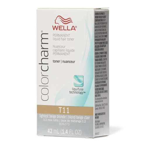 Wella T11 Lightest Beige Blonde Hair Toner and Nu Lite Developer COMBO
