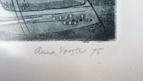 Investment Art - Collectable Lithograph by SA Artist Anna Vorster (1928 - 1990)