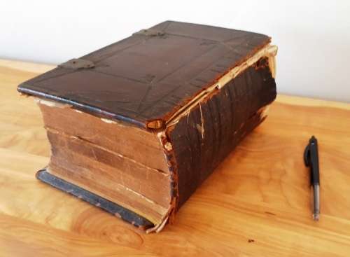 Antique 1884 Hollandse Staten Generael Bybel (Muller familie)