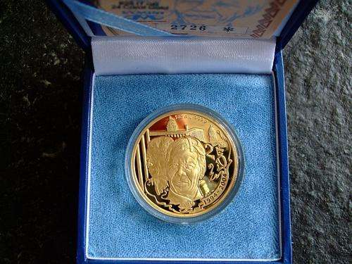 2004 - Mandela 10 Year Democracy Gold Coin - Reserved for Poona1