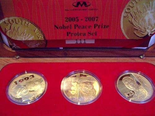 Nobel Peace Prize - Protea Gold Set - Reserved for "Select a Coin"