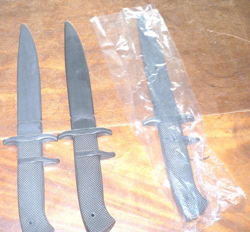 RUBBER TRAINING KNIFE