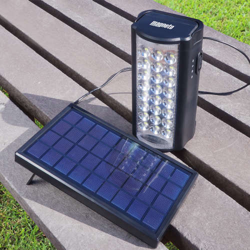 Magneto rechargeable led lantern.