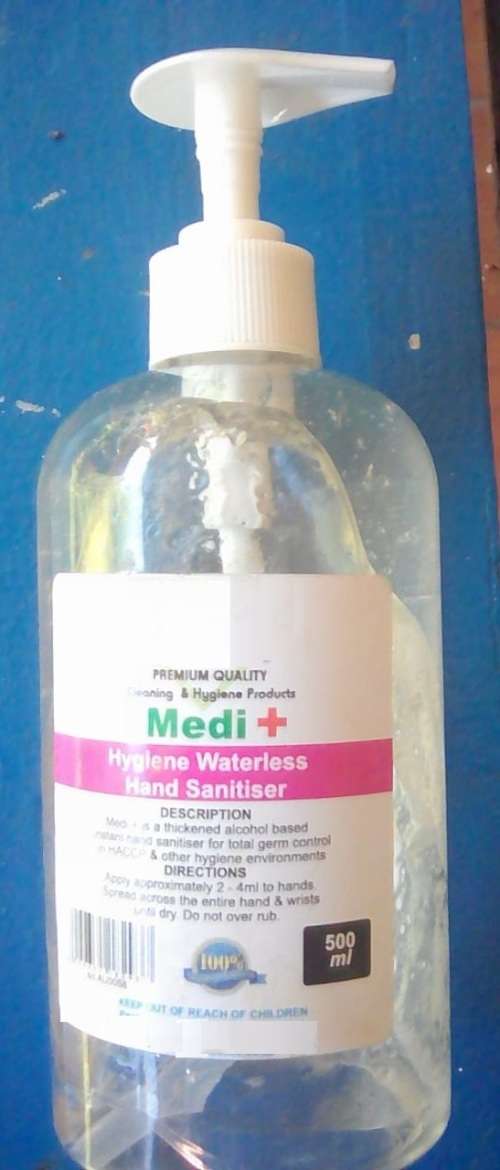 Medi + Hygiene Water-less hand Sanitizer Gel 500mls