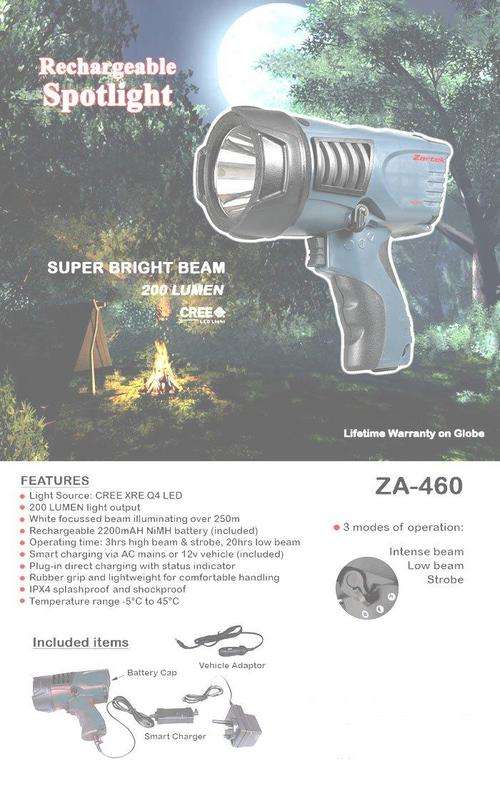 Super bright 200 lumen Spotlight