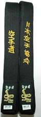 KARATE BLACK BELTS WITH LOGO
