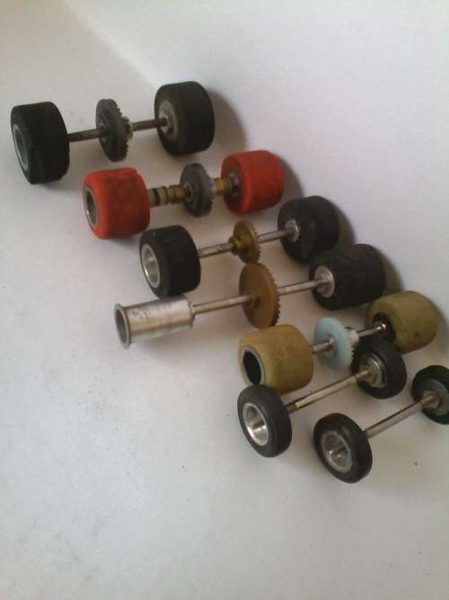 Complete Slot Car Axles x 7