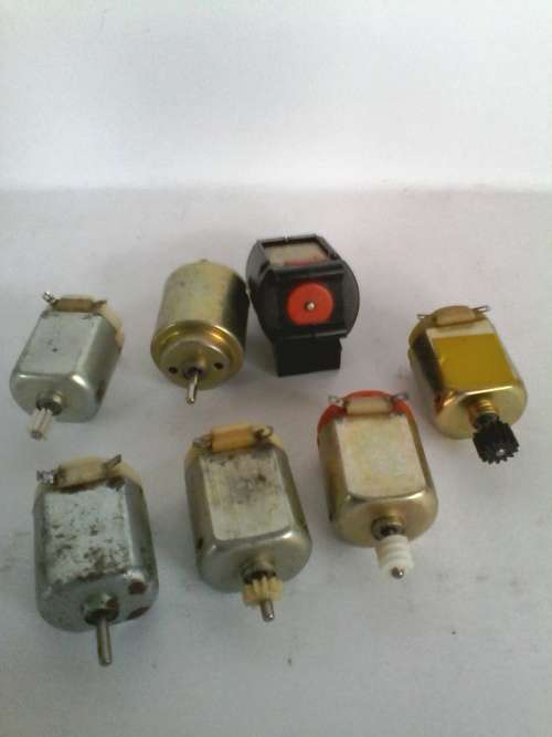 One Lot of Low Voltage Motors x 7