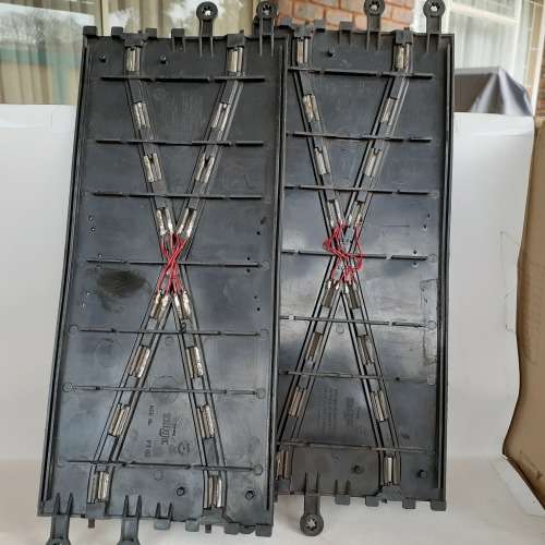 Scalextric Classic Track - 1 x pair C182 Change Over Tracks