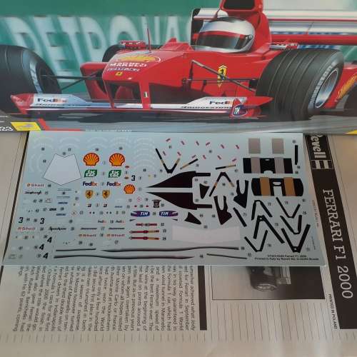 Revell Ferrari F1 2000 Plastic Model Kit Mint Boxed
