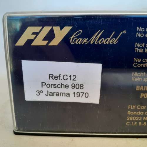 Fly C12 Porsche 908 3rd Jarama 1970 Boxed