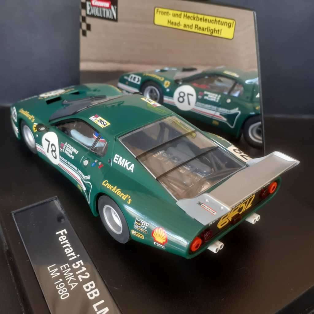 Carrera Evolution 27101 Ferrari 512BB LM Emka Le Mans 1980 Mint Boxed