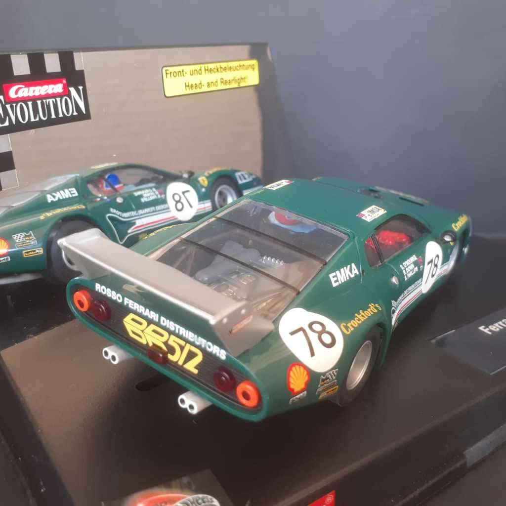 Carrera Evolution 27101 Ferrari 512BB LM Emka Le Mans 1980 Mint Boxed